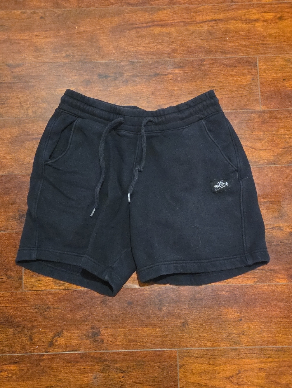 Hollister Black Men's Athletic Drawstring Shorts